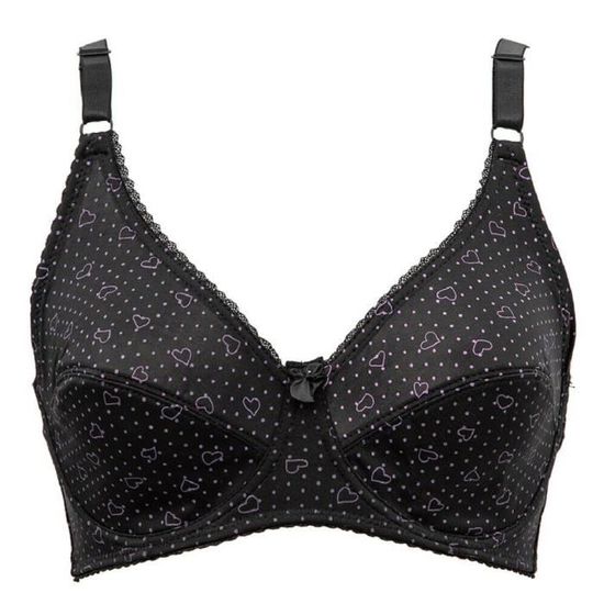 Soutien-gorge 95C Noir Semi-souple Avec Armatures - Neuf Avec étiquettes - Lingerie Femme