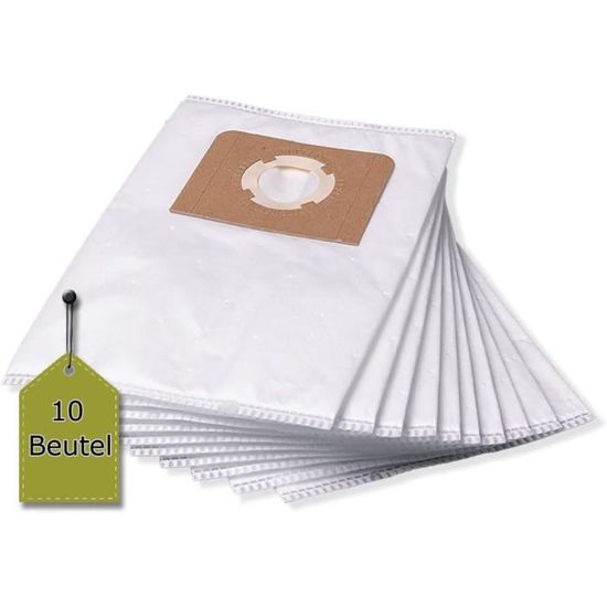 20 sacchetti per aspirapolvere adatti per Nilfisk Buddy II 12 Buddy II 18 Buddy II 18 Aspirapolvere inox | micropile multistrato | Elevata resistenza allo strappo | NI 17 come 81943048