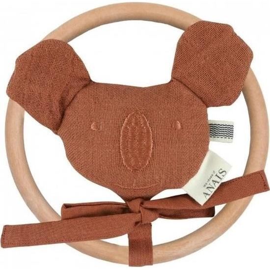 Jouet D'éveil Koala Avec Boule 8cm - Paris Prix - Bois Naturel Beige