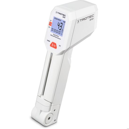 Termometro Alimentare TROTEC BP5F - Doppia Funzione Infrarossi E Sonda (-40°C A +200°C) - Per Cucina, BBQ E Uso Professionale