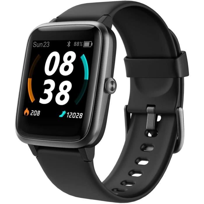 Montre connectée - 123 - A181 - 14 modes sport - Podomètre - Cardiofréquencemètre Montre connectée - 123 - A181 - 14 modes sport - Podomètre - Cardiofréquencemètre