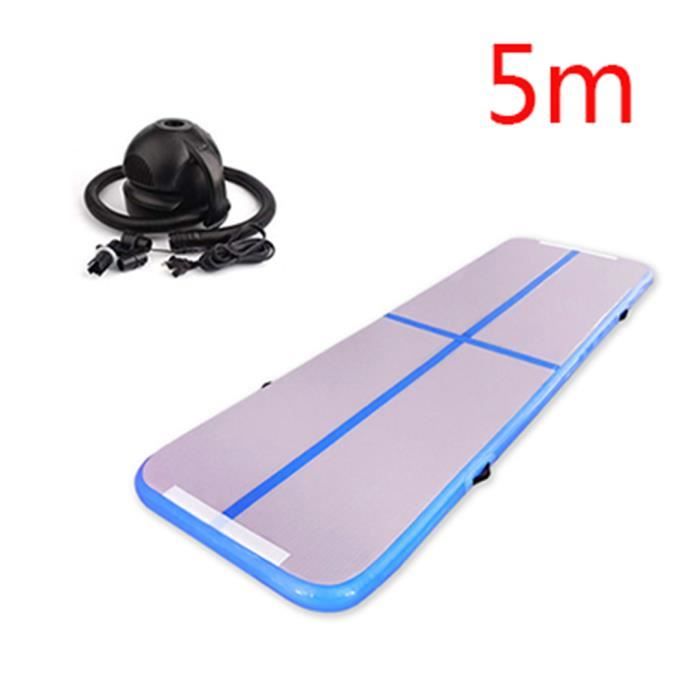 Livraison gratuite 5m matelas de gymnastique gonflable Gym dégringolade Air piste plancher culbutant Air piste tapis pour adultes