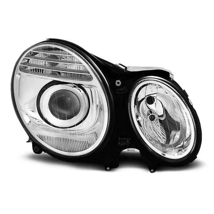 Paire de feux phares Mercedes Classe E W211 02-06 xenon chrome