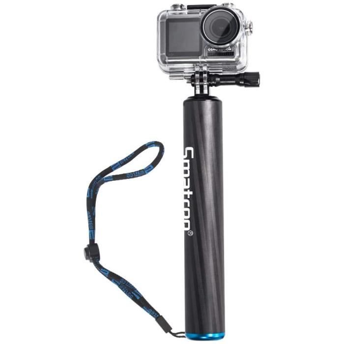 Perche Selfie Flottante pour Osmo Action,Gopro Hero 2018-Hero 8,7,6,5,4,3,2, Poignée en Carbone Perche Etanche Extensible pour Sony