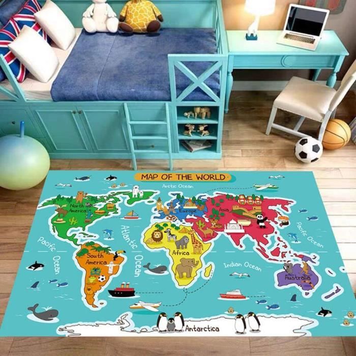 COUSSIN DE SOL IN Grand Tapis pour Enfants Chambre Couloir Antideacuterapant Lavable Tapis NonCabanon Supersoft Fausse Fourrure 477