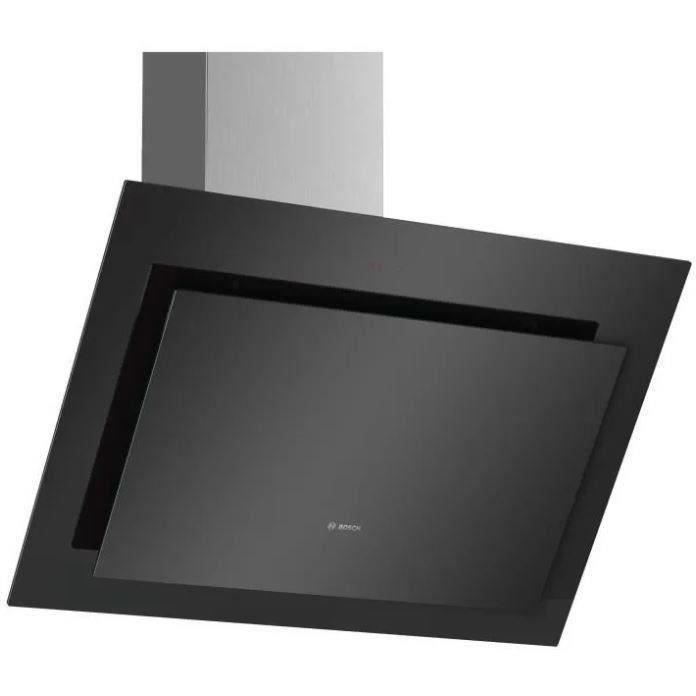 Bosch - hotte décorative inclinée 80cm 680m3-h noir - dwk87cm60