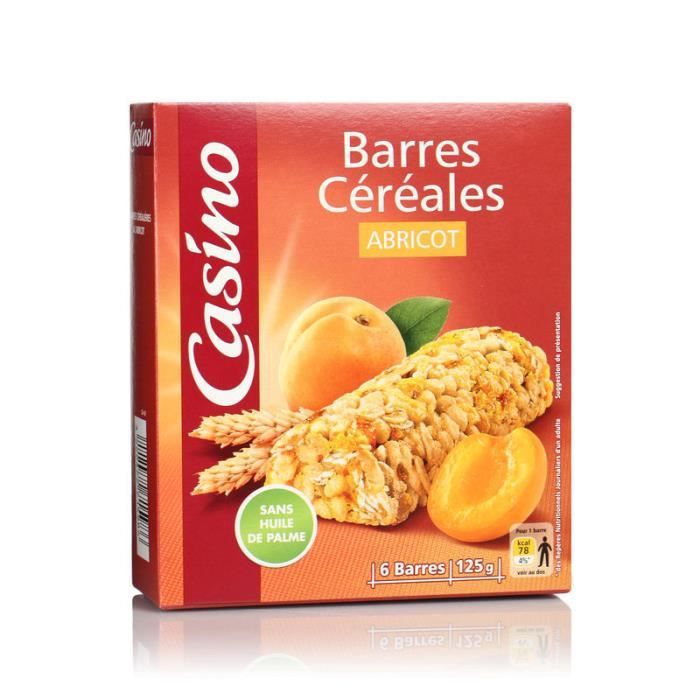 Lot de 2 Barres de Céréales Abrico - 125g