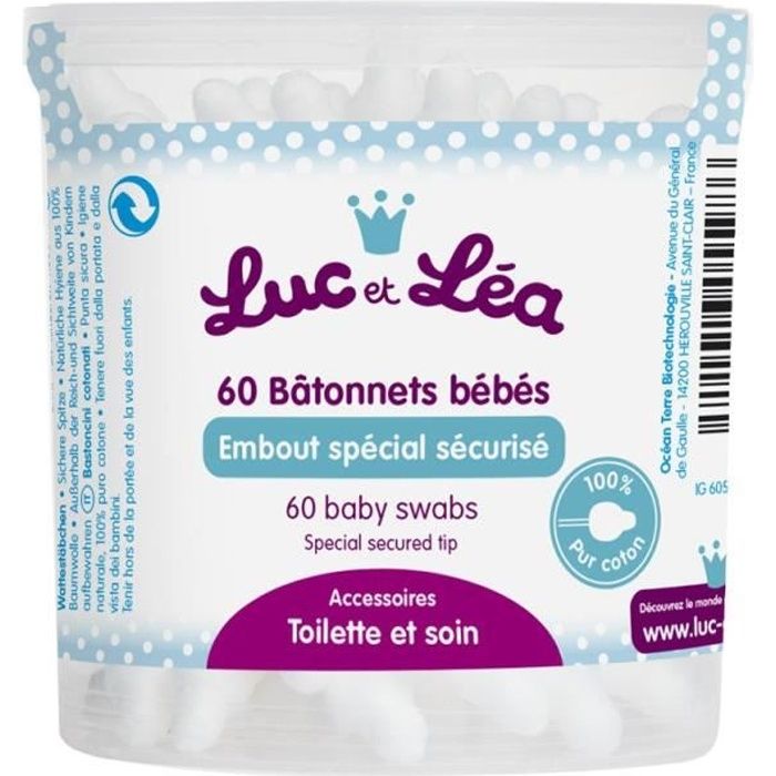 Luc et Léa 60 Bâtonnets Bébés