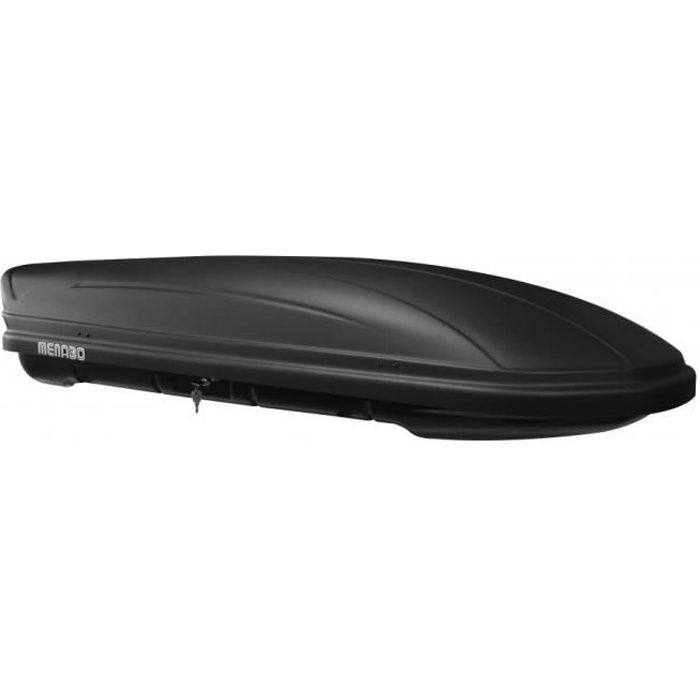 Coffre de toit pour voiture 460 litres universel Menabò Marathon Dark