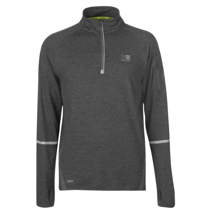 Karrimor X Lite T-Shirt Manche Longue De Course Athlétisme Hommes