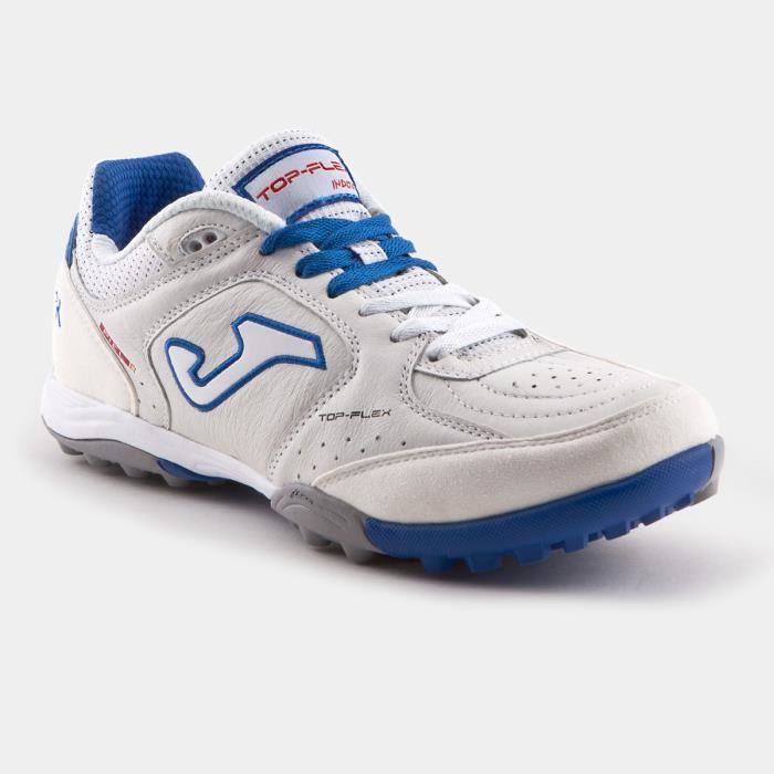 Chaussures de football Joma Top Flex Turf 602 - blanc/bleu royal - 45
