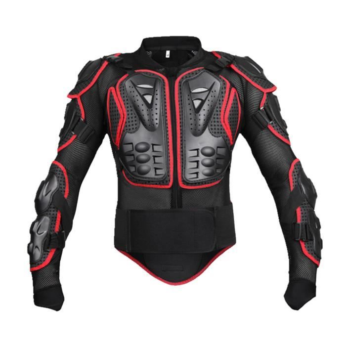 Sportif Armure Complète du Corps Veste de Moto Blouson de Motard Gilet Protection de Colonne Poitrine Épaule