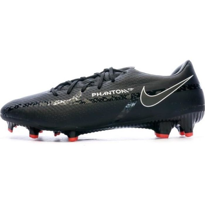 Chaussures de foot Noir Homme Nike Phantom GT2 Academy FG
