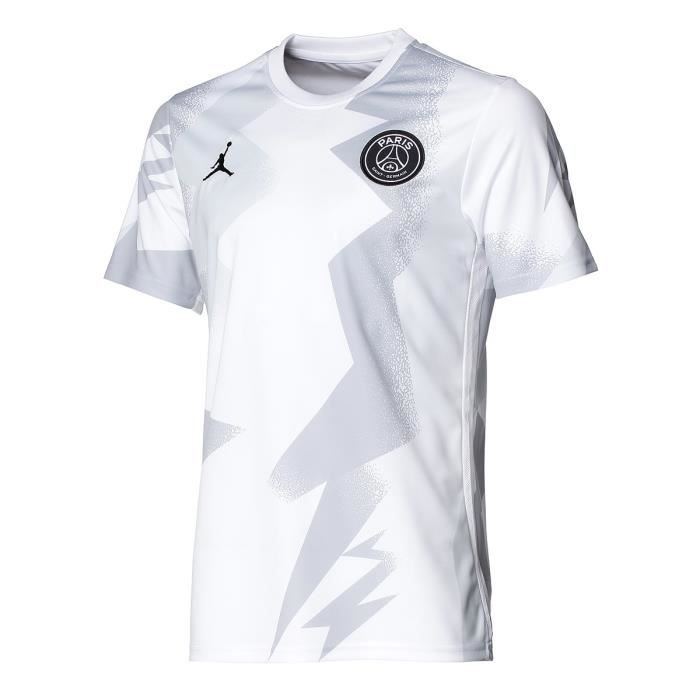 NIKE Maillot de Football PSG Dry PM 4TH 19 - Homme - Blanc