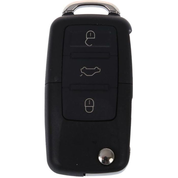 Coque De Cle Telecommande Voiture 3 Boutons Pour Volkswagen VW Polo Golf