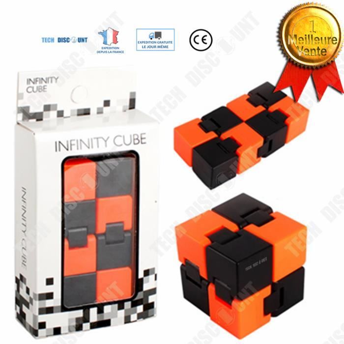TD® Fidget cube jeu jouet ludique détente tout publique combinaison infinie relaxation stimulation intelligence QI anti stress