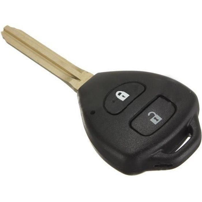 Cle plip pour toyota rav4 tarago yaris prado hilux 2 boutons coque telecommande @pro-plip
