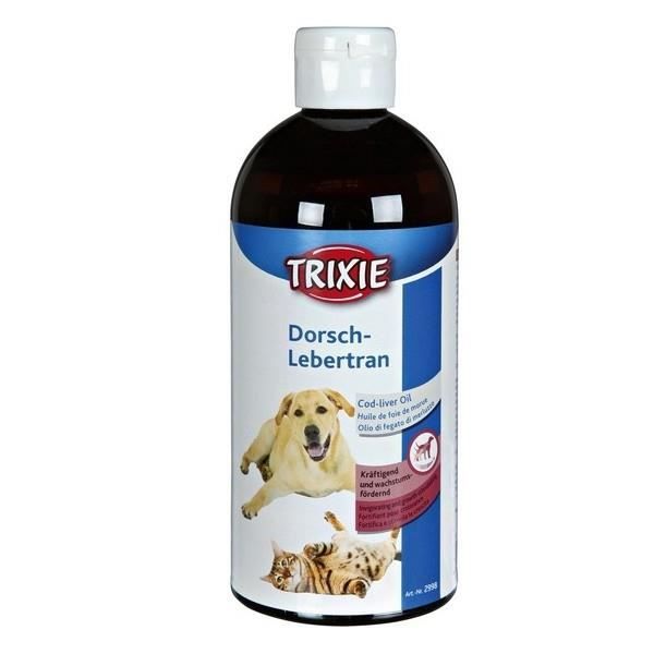 Huile de foie de morue pour chien et chat