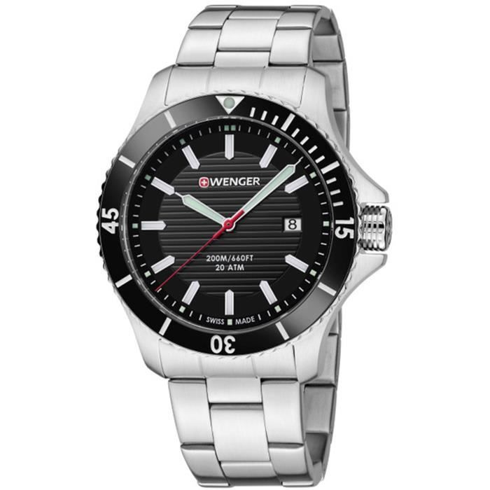 Montre homme WENGER SEAFORCE 01.0641.118. Classiqu