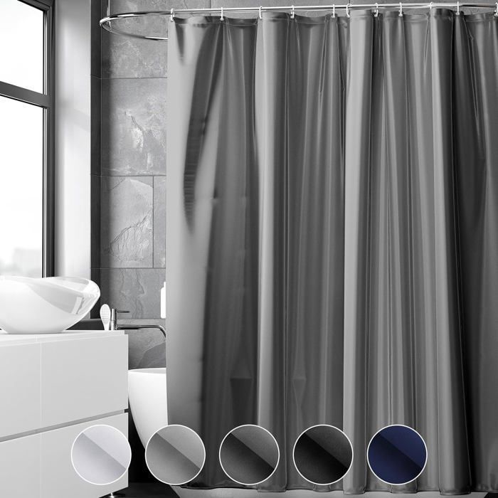 Rideau De Douche Transparent, Rideau De Douche Antistatique Transparent Salle De Bain Baignoire 180x200cm 96913194 Rideau De Douche Transparent, Rideau De Douche Antistatique Transparent Salle De Bain Baignoire 180x200cm 96913194