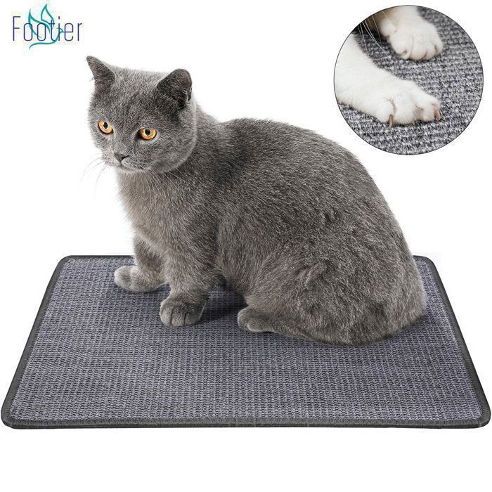Meilleurs prix pour Tapis Griffoir Chat en Sisal Naturel Tapis à Gratter pour Chat Tapis Sisal Chat Chaton Protège Tapis et Canapés  Jouet de Soins
