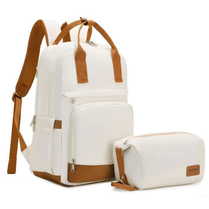 Sac à Dos Enfant Lässig Tiny – Renard (Fox), Marron/blanc, 100% Polyester, Ajustable (neuf)
