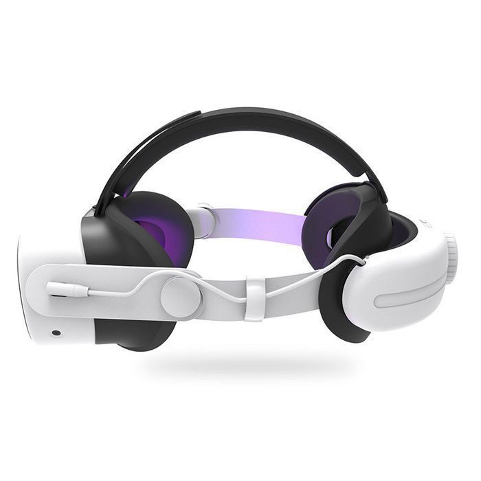 Casque de réalité virtuelle-LICHIFIT-pour Meta Quest 3S - Bandeau rechargeable de 12000 MAH - Accessoires VR - Blanc