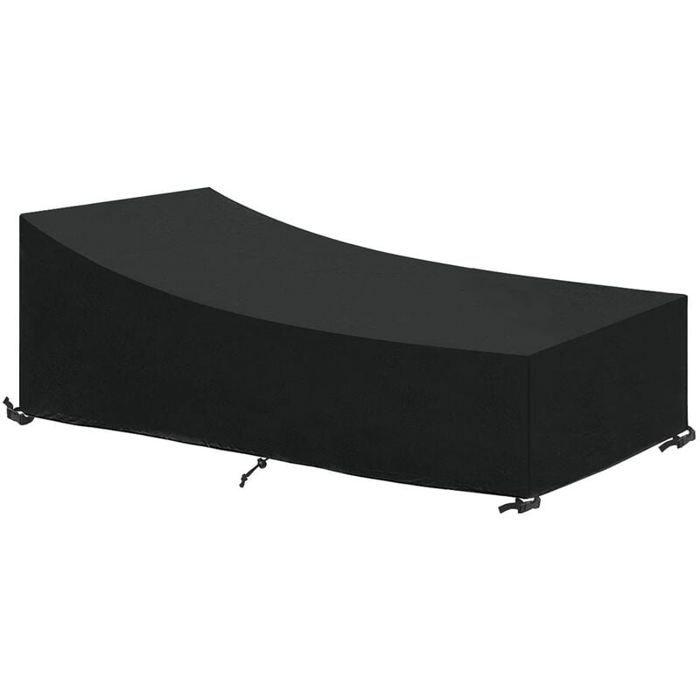 Housse Transat Housse pour Chaise Longue Exterieur Housse de Protection pour Transat de Jardin 210x75x80/40cm