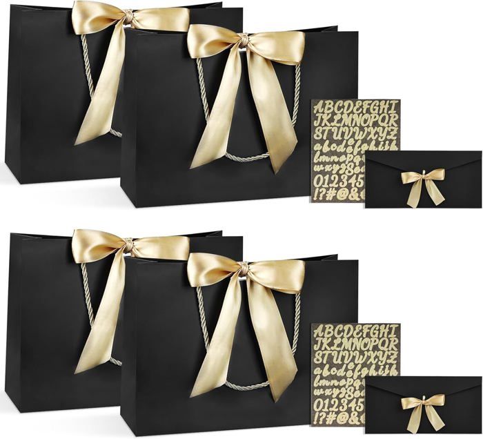 Nideen Lot De 24 Boîtes Cadeaux Pour Bijoux, 4 × 4 × 2,6 Cm, Petite Boîte Cadeau Avec Couvercle, Pour Bijoux, Bagues, Boîte Cadeau Avec Nœud (6 Couleurs