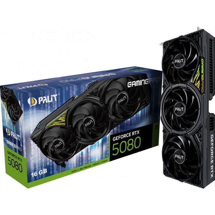 Carte Graphique Palit GeForce RTX 5080 GamingPro V1 – 16 Go GDDR7 - vue 6