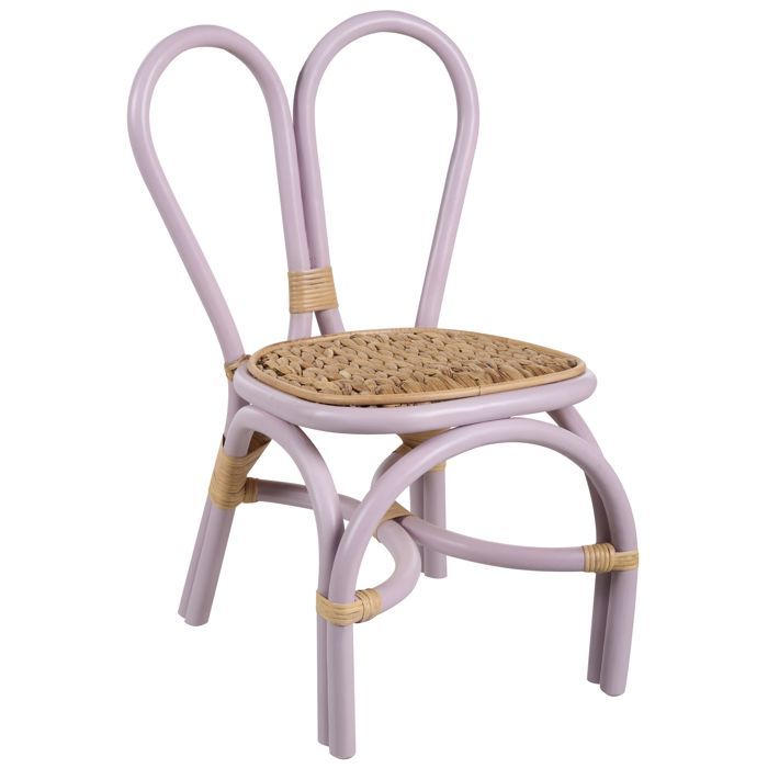 Chaise pour enfant DESIMI Rotin Violet