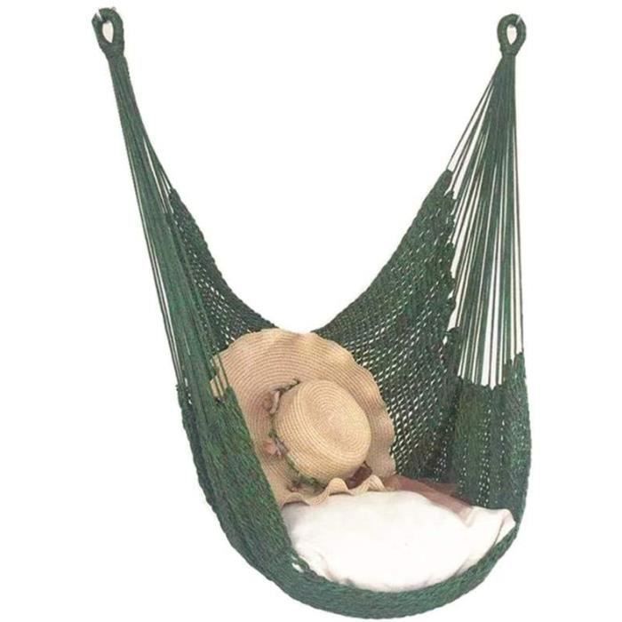 Chaise Hamac Balançoire Suspendue - Vert Vert vert HAMAC