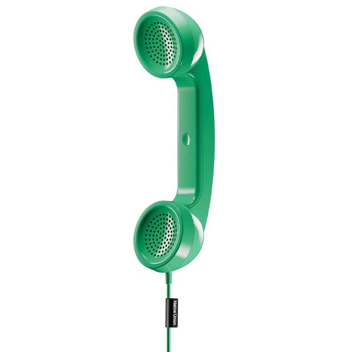 Combiné Téléphonique POP Phone USB-C avec Microphone pour Appels et Visio NATIVE UNION Vert