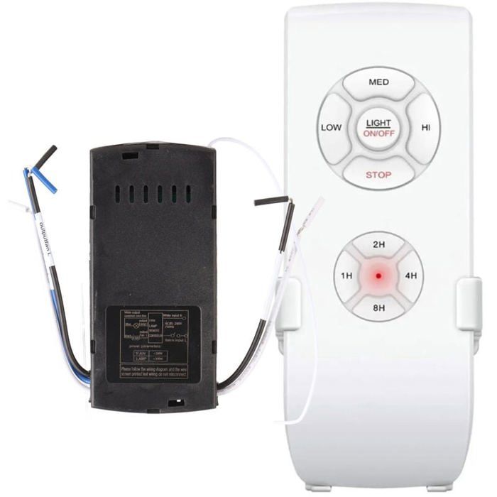 Kit de télécommande pour ventilateur de plafond télécommande universelle intelligente pour ventilateur de plafond et lumière pour - Wsfdd
