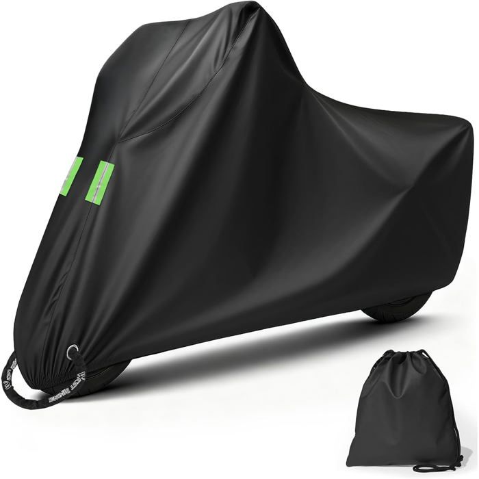 Housse pour scooter/moto - Convient pour une utilisation intérieure et extérieure - Imperméable - Pare-brise - Réfléchissante