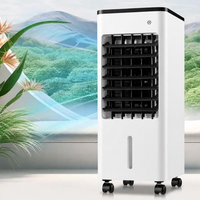 Ventilateur Portable avec 3 Vitesses Minuterie 7.5 h réservoir de 4 LRafraîchisseur dair par évaporation avec Télécommande