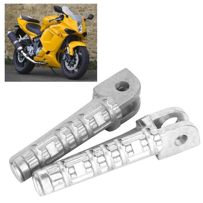 ashata pédale de moto repose-pieds avant de moto en aluminium 2 pièces pour repose-pieds hyosung gt250r gt650r 2005-2015