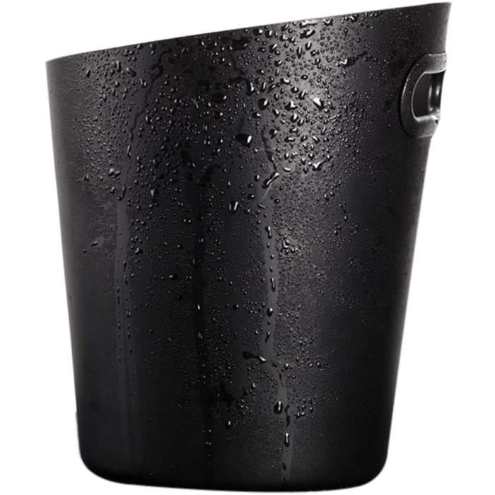 Seau à Glace Amazy 1,3L Acier Inox - Double Paroi Isotherme - Avec Pince, Pelle Et Tamis - Pour Cocktails