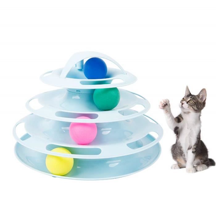 Jouet Pour Chat Interactif Jeux De Rotation Pour Chat Avec Balle A 4 Niveaux Bleu Achat Vente Jouet Jouets Chat 2 En 1 Jeux Cdiscount Jouet Pour Chat Interactif Jeux De Rotation Pour Chat Avec Balle A 4 Niveaux Bleu Achat Vente Jouet Jouets Chat 2 En 1 Jeux Cdiscount