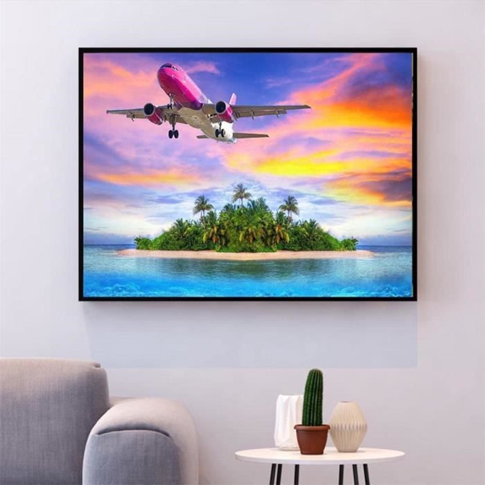 HKFLD Peinture Diamant 5D à Faire Soi-même Pour Adultes Et Enfants