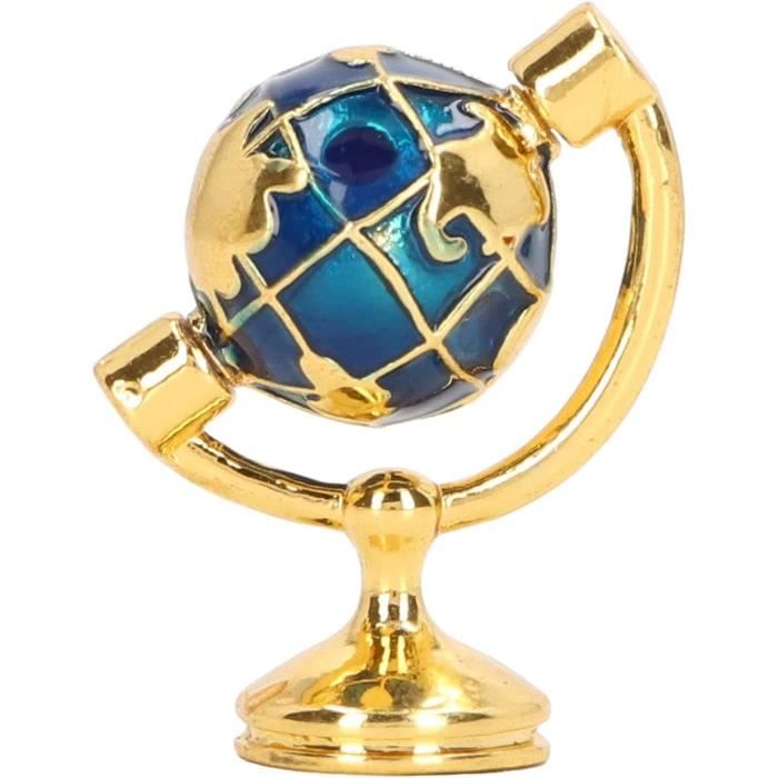 Melody Jane 1:12 Scale Miniature Gold Anniversary Clock – Dollhouse Accessory