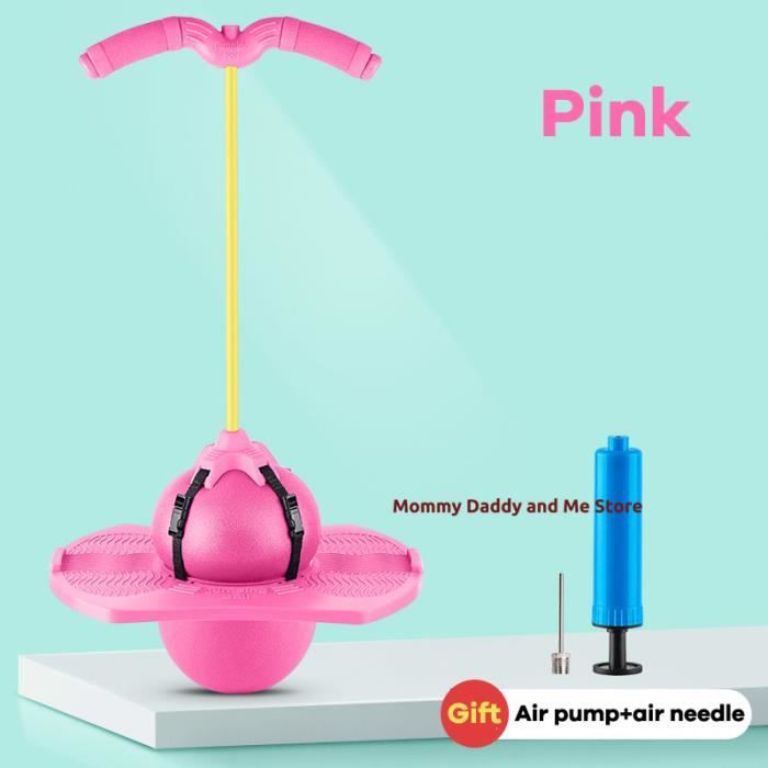 Balle Sautante D'équilibre, Jouets Portables Antidérapants Amusants Et Sûrs Avec Poignée, Adultes Jusqu'à 200lb For Les Équilibres D'exercice For Enfants Et Adultes(Black
