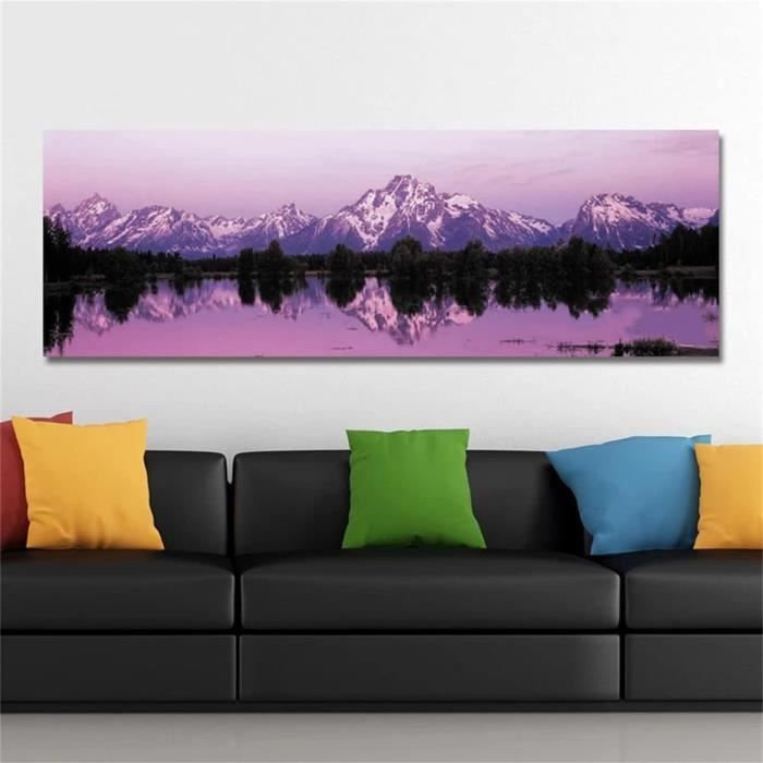 QENSPE Diamond Painting Paysage Montagne Neigeuse 30x40cm - Kit Complet 5D DIY Pour Adulte, Broderie Diamant Décoration Murale