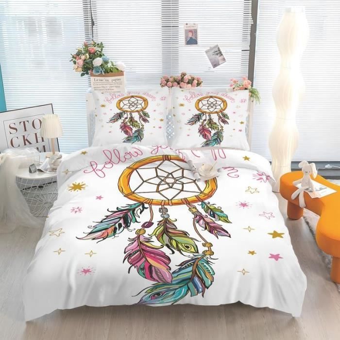 TODAY Parure Housse De Couette 140x200 Cm Kids Fun 1.5 Tête De Chat