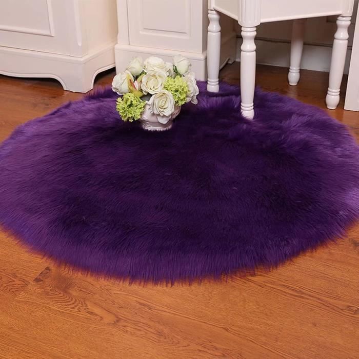 Tapis Fausse Fourrure Mouton Gris John Lewis ANYDAY - 180x100 Cm Environ - Neuf (exposition)