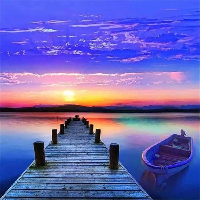 Diymood 5D Diamond Painting Plage En Bord De Mer Kit - Diy Broderie Diymood 5D Diamond Painting Plage En Bord De Mer Kit - Diy Broderie