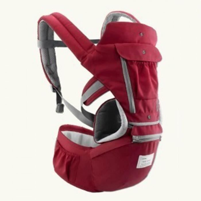 Version Rouge Porte Bebe Ergonomique Ceinture De Taille Infantile Enfants Hipseat Fronde Avant Face Kangourou Aere Cdiscount Puericulture Eveil Bebe