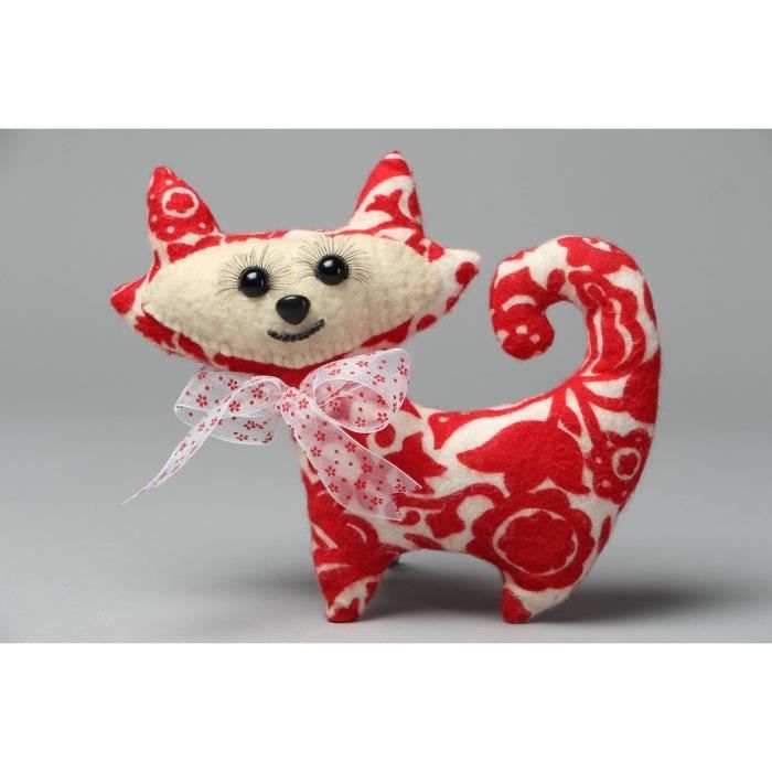 Doudou En Tissu Fait Main Chat Achat Vente Doudou Cdiscount