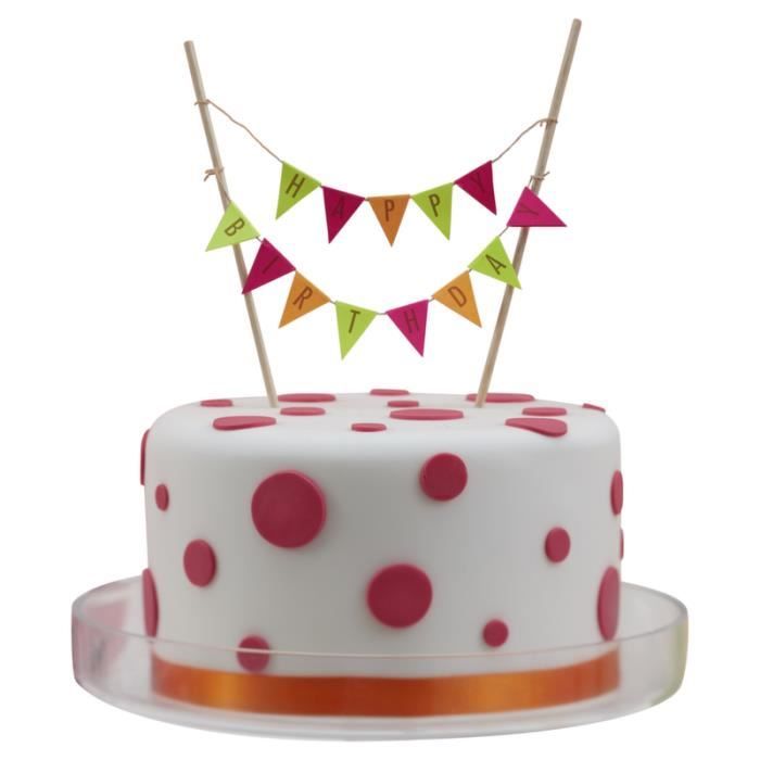 Pics A Gateau Guirlande Fluo Party Cdiscount Maison
