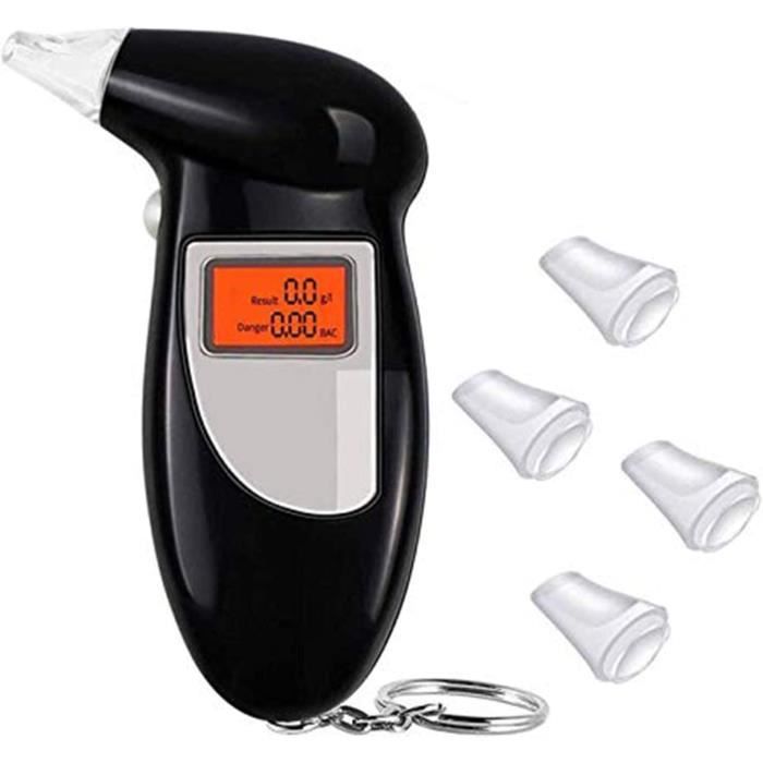 Porte-clés Alcootest électronique PureOriginal - Testeur D'alcoolémie Par Souffle, écran LCD